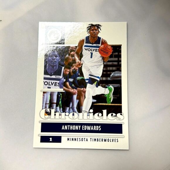 2021-22 Panini Chronicles 75th Anniversary Anthony Edwards 8 75 - Picture 1 of 2